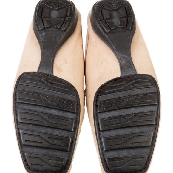 Stuart Weitzman Suede Crystal Embellishment Mules - Picture 2 of 5